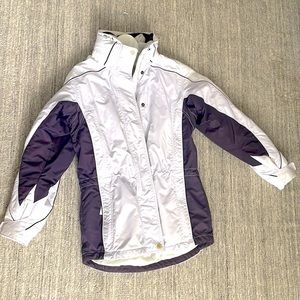 Columbia two-in-one jacket PURPLE AND WHITE small